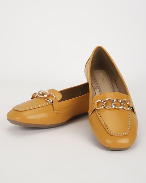 Allen Solly Women Round-Toe Bit Loafers