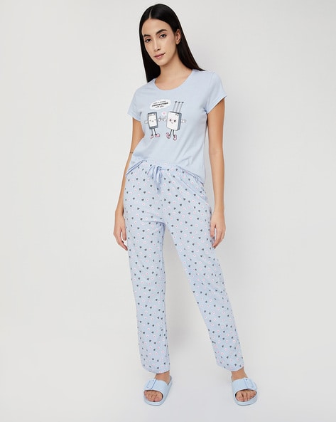 Buy Blue Night&LoungeWearSets for Women by MAX Online