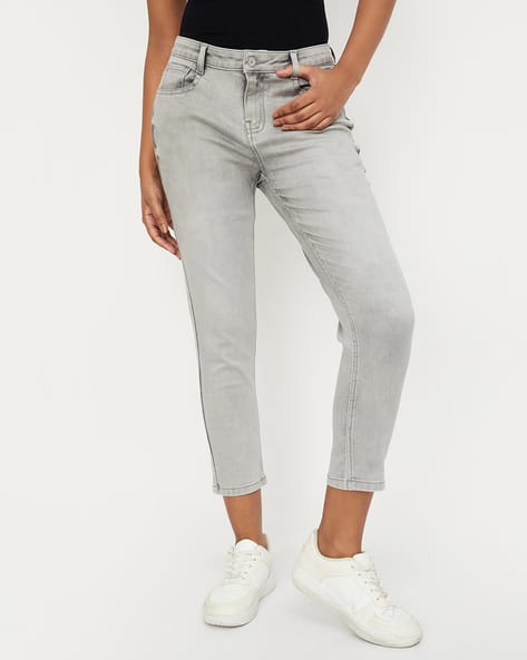 Buy Grey Jeans Jeggings for Women by MAX Online