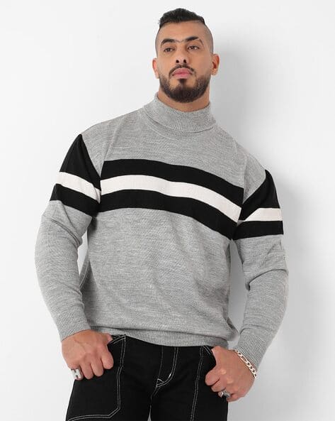 Buy Grey Sweaters Cardigans for Men by Instafab Plus Online