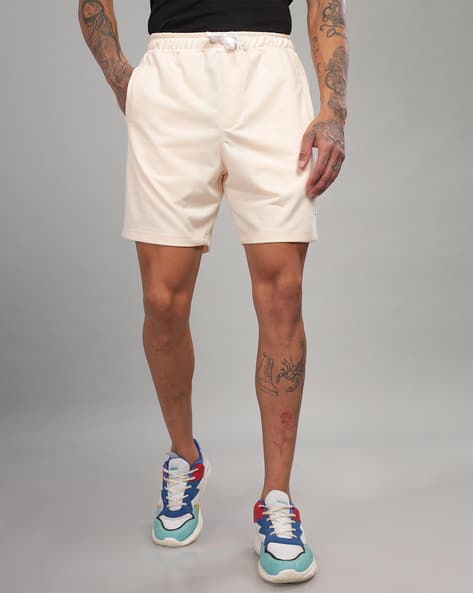 Buy Cream Shorts 3/4ths for Men by TOM HIDDLE Online