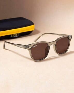 resist eyewear Men FLIGHT-GREEN-BRW3 UV-Protected Full-Rim Wayfarer Sunglasses-picture-14