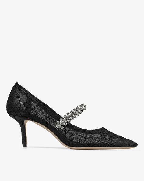 Buy Jimmy Choo Romy 85 Nappa Leather Pumps | Black Color Women