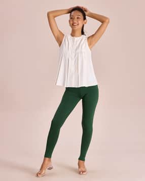 go colors Women Leggings with Elasticated Waist-picture-1