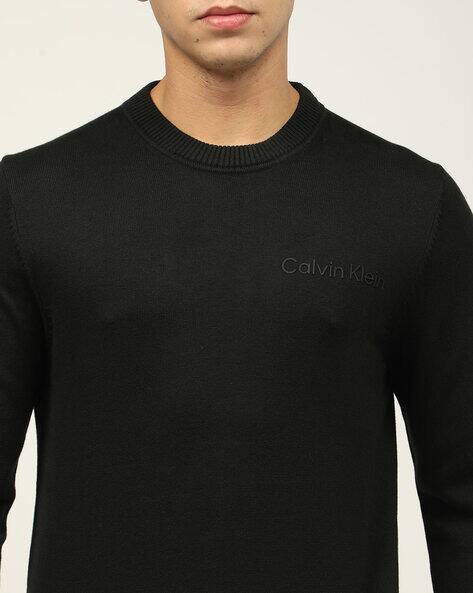Men Regular Fit Crew-Neck Pullover