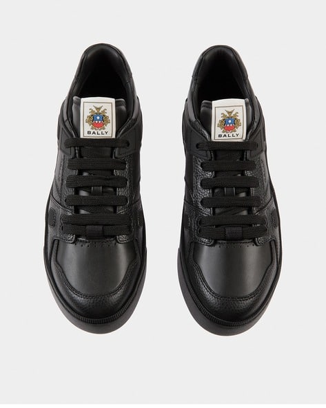 Buy Bally Ronnie-Ch Raise Sneakers | Black Color Men | AJIO LUXE