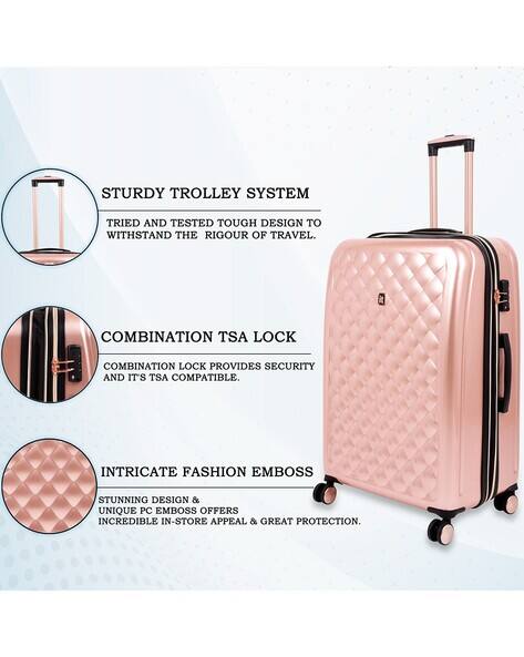 Buy Rose Gold-Toned Luggage Trolley Bags for Men by It Luggage