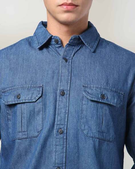 Price History of Lee Cooper Men Regular Fit Shirt with Flap