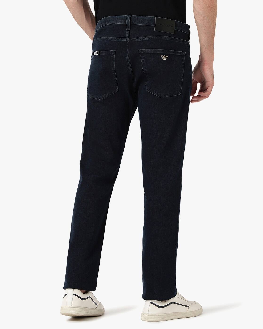 Buy Navy Blue Jeans for Men by EMPORIO ARMANI Online