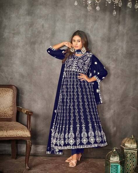Buy WARTHY ENT Women Embroidered 2-Piece Sem... Online
