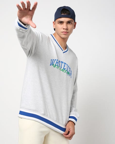 Crew Neck Oversized Fashion Sweatshirt