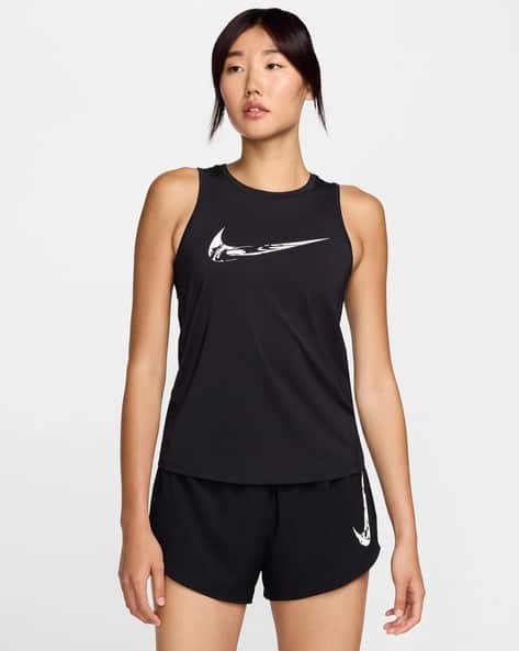 Shorts Nike Workout Tops Womens Women One Swoosh HBR DF Fitted