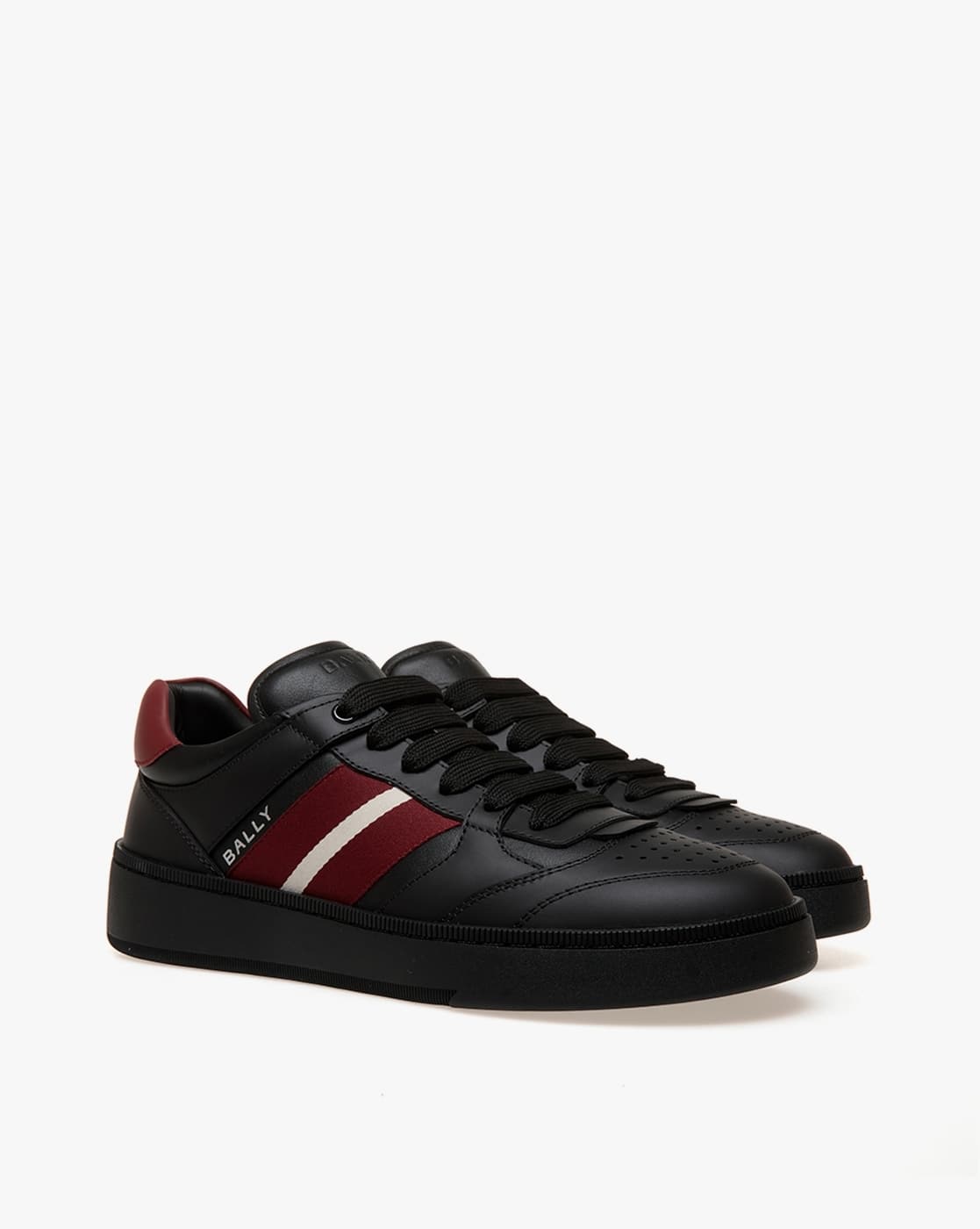 Buy Bally Rebby CH Leather Sneakers | Black Color Men | AJIO  display picture 1