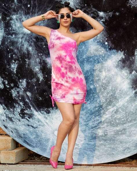 Women Tie Dye Bodycon Dress
