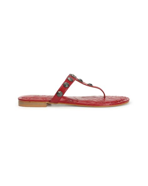 Buy Red Flip Flop Slippers for Women by ELLE Online