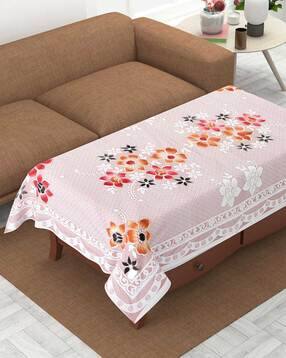 tanlooms Floral Print 2-Seater Net Cotton Table Cover-picture-11