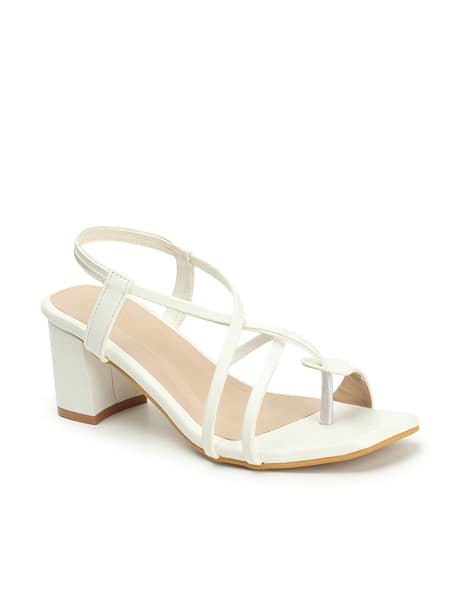 Women Strappy Chunky Heeled Sandals