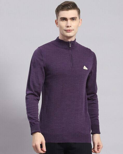 MONTE CARLO Men Logo Print Regular Fit Pullover