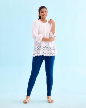 go colors Women Leggings with Elasticated Waist-picture-4