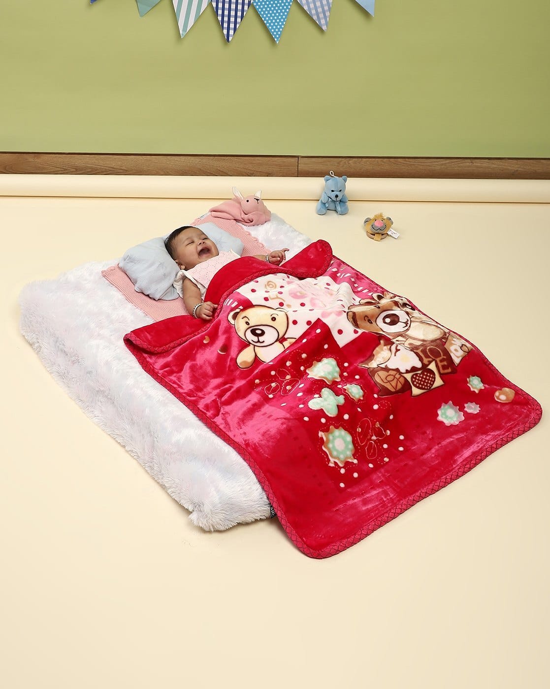 Double Bed Monte Carlo Baby Blanket Online Buy Multicoloured