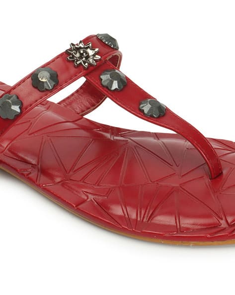 Buy Red Flip Flop Slippers for Women by ELLE Online