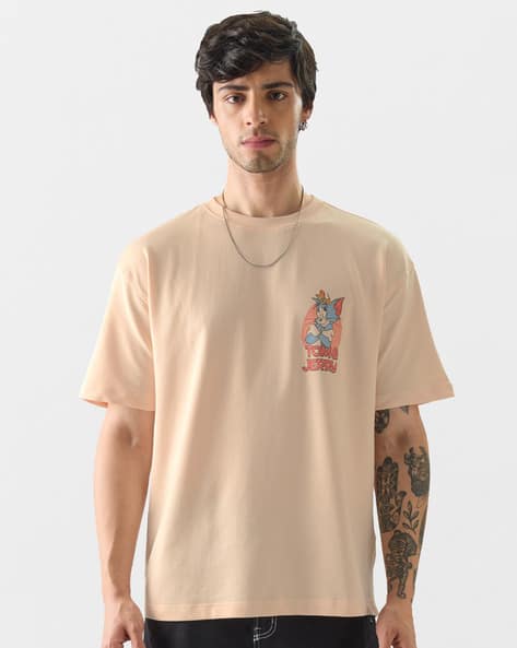 Buy Off white Tshirts for Men by THE SOULED STORE Online