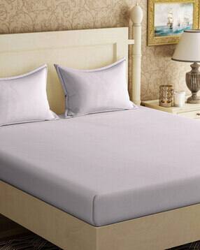300 TC Double King Bedsheet with Pillow Covers