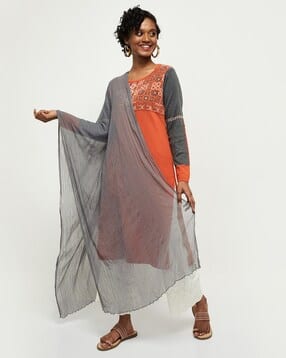 max Women Dupatta with Beaded-picture-19