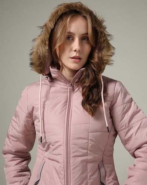 Buy Pink Jackets Coats for Women by Fort Collins Online Ajio