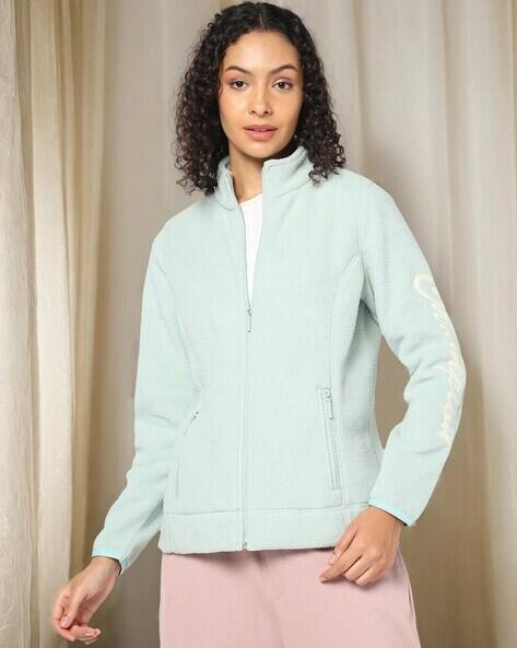 Teamspirit Women Embroidered Regular Fit Bomber Jacket