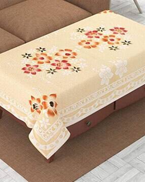 tanlooms Floral Print 2-Seater Net Cotton Table Cover-picture-16