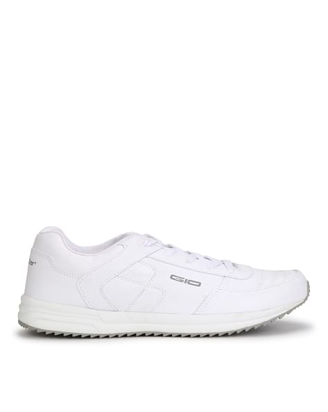 Round-Toe Casual Shoes with Lace Fastening