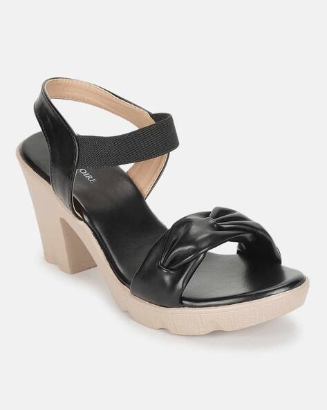 Marc Loire Women Round-Toe Heeled Sandals with Slingback