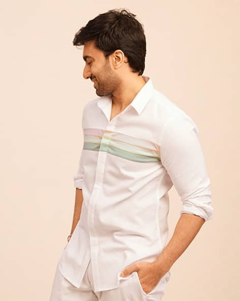 Men Striped Regular Fit Shirt