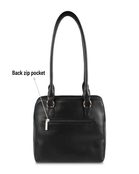 SIDE ZIPPER TWO WAY BAG IN BLACK（MATIN KIM SIDE ZIPPER TWO