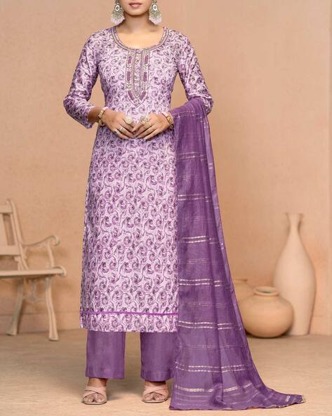 Women Embellished Unstitched Dress Material Price in India