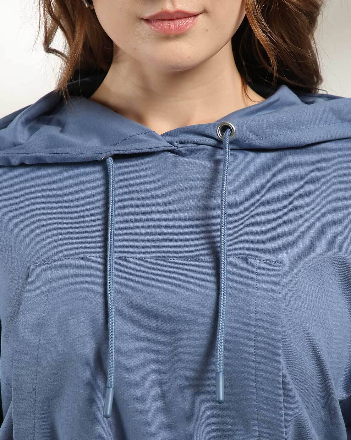 Buy Blue Sweatshirt & Hoodies for Women by Teamspirit Online  
