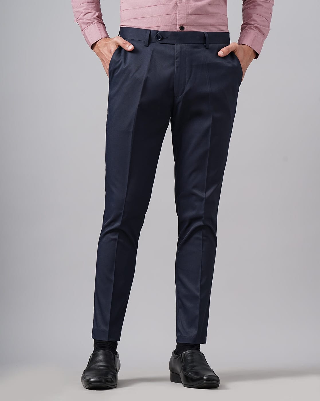 what shoes to wear with tapered formal trousers for guys - polopan looks