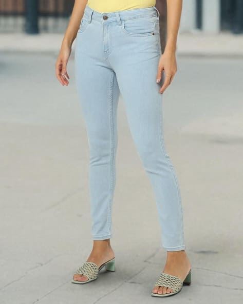 DNMX Women Light-wash Skinny Fit Jeans