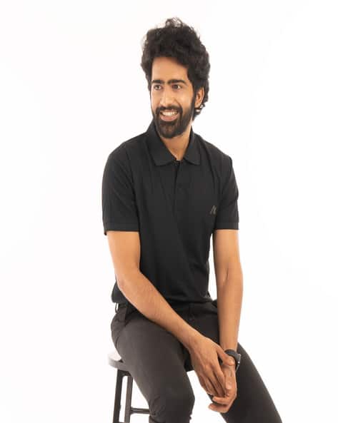 Buy ALLESKLEIDER Pack of 3 Men Relaxed Fit Pol Online | Ajio.com
