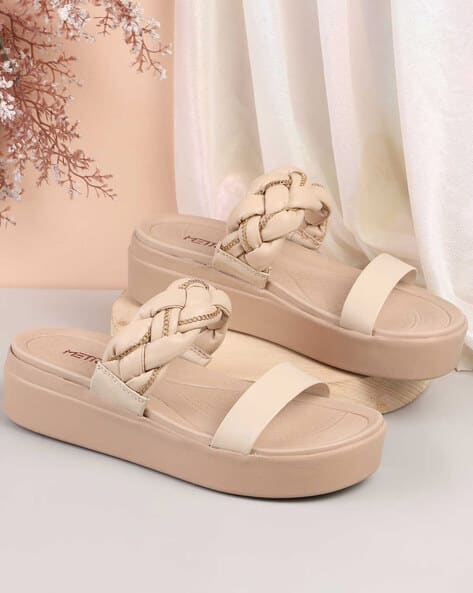 Women Quilted Slip-On Wedges