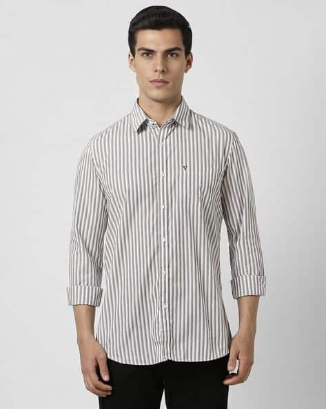 Men Striped Slim Fit Shirt