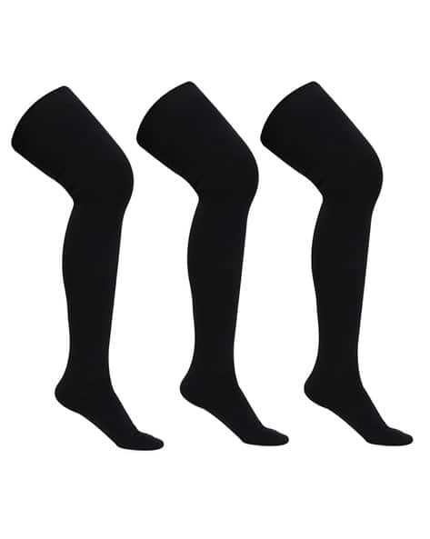 Buy Black Socks Stockings for Girls by BONJOUR Online