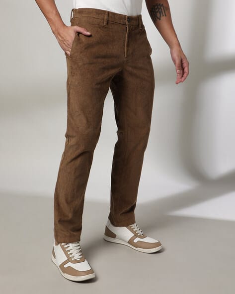 Buy Khaki Trousers & Pants for Men by JOHN PLAYERS Online | Ajio.com 