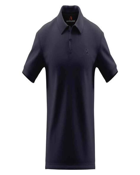 Buy ALLESKLEIDER Pack of 3 Men Relaxed Fit Pol Online | Ajio.com