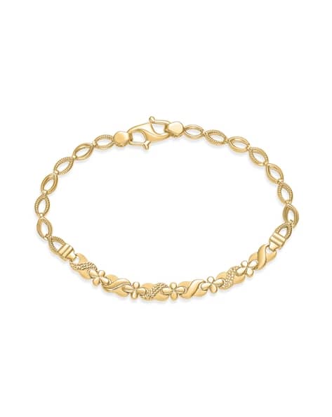 Girls Yellow Gold Link Bracelet