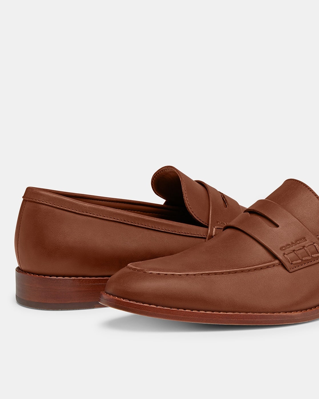 Leather Declan Slip-on Loafers - Main Image