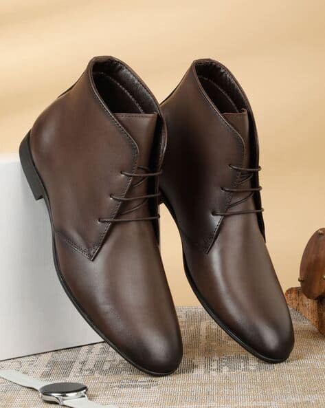 Buy Brown Boots for Men by TEAKWOOD LEATHERS Online