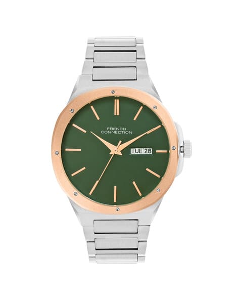 French Connection Men Green Dial Uno Analogue Watch - FCH04SM-G