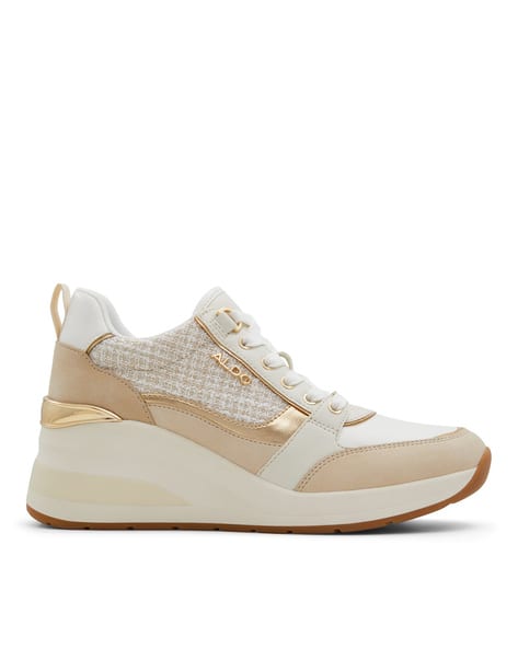 ALDO Women Colourblock Sneakers with Lace Fastening